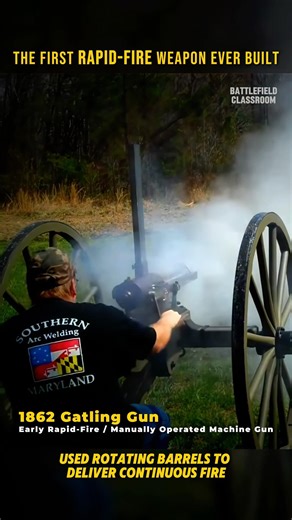 The First Rapid-Fire Weapon Ever Built