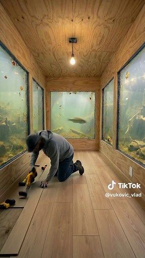 I Built a Secret Underwater Bunker! 😱 I built a Secret Underwater Room inside a shipping container! 🌊📦 Watch the incredible transformation as I turn a rusty metal box into a luxury river bunker. From cutting the windows to the final wood finish, this DIY timelapse shows the entire construction process. In this video: 🏗️ Dropping a shipping container into the river 🪟 Waterproofing and window installation 🔨 Framing, insulation, and woodworking 🌊 The ultimate Underwater Man Cave reveal Would