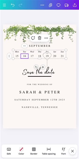 Save the Date Template, Wedding, Minimalist Save the Date, Classic Save the Date - Etsy