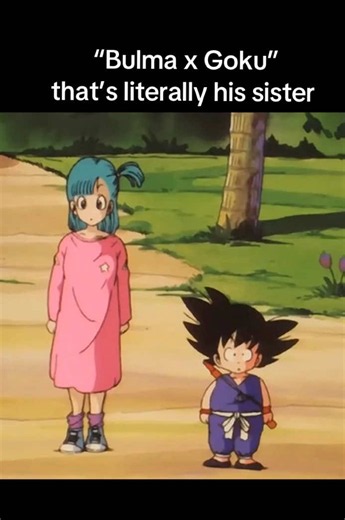 Goku’s so cute like wtf 🥹 #bulma #goku #db #dragonball #anime | bulma and goku friendship