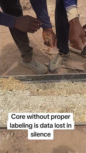 A well-labelled core tray is not just documentation....