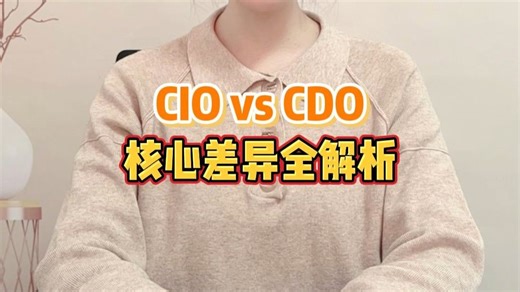 CIO vs CDO：核心差异全解析