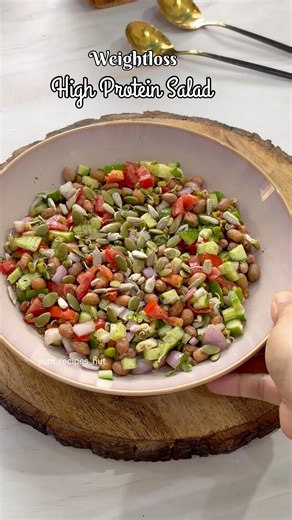 My Go-To High Protein Salad For Healthy Weight Loss 🥗✨ #shorts #youtubeshorts #viral #healthy #food