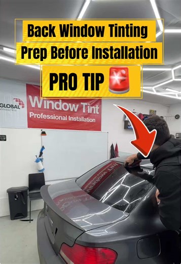 After shrinking the film, this is the full prep before installation. Clean edges, correct shaping, and no shortcuts. These small steps make a big difference to the final result. Pro tip at the end 👀 #windowtint #tintprep #tintingprocess #cardetailing #protip