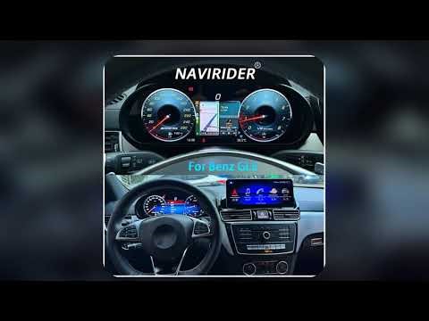 123inch Wireless Carplay Android Auto For Mercedes Benz ML GL GLE GLS W166 X166 LCD Dashboard