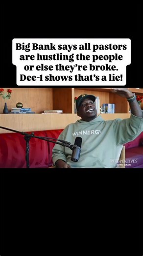 Big Bank says all pastors are hustling the people or else they're broke. Thoughts 💭 ⁉️
