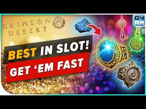 These Are THE BEST Rings, Necklace & Earrings in Crimson Desert! ALL Accessories Guide