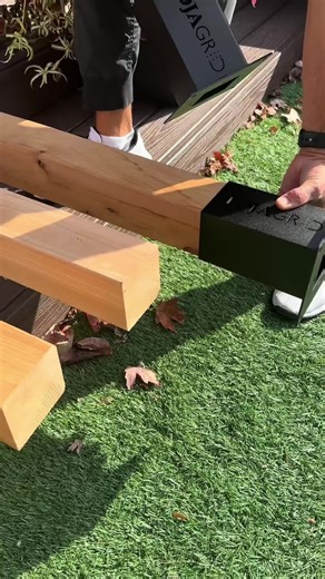 Hardframe on Instagram: "This Bracket System Is Changing How Wood Structures Are Built"