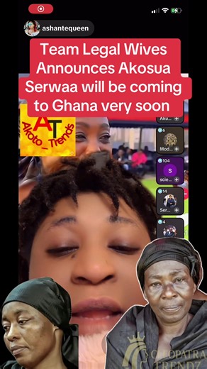 Legal Wives: Akosua Serwaa's Upcoming Ghana Visit