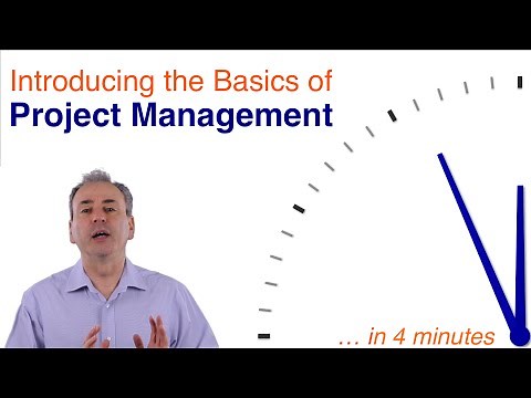 Basics of Project Management ...in 4 minutes