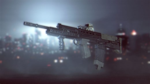 自动武器的中距离捍卫者 L85A2