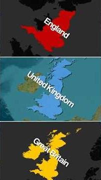 UK vs England vs Great Britain — Simple Explanation