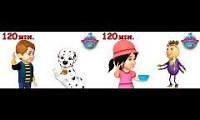 Mix of 2 videos from youtube : The Best Nursery Rhymes Songs for Children