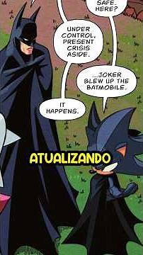 Batman Meets Shadow! #batman #sonic #shadow #dc #dccomics #comics #shorts #comicbooks
