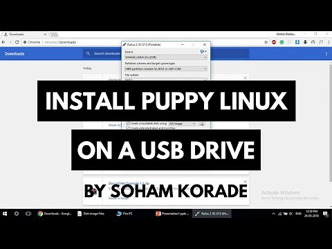 How to install Puppy Linux onto a USB drive?