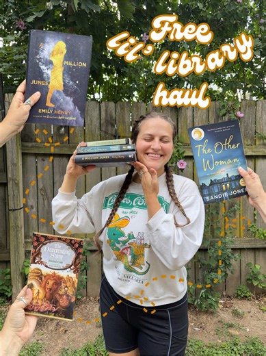 Spend the day with me🧡📚 -In true Alyssa fashion, I turned running errands into a bookish adventure 🤭📖 -Do you guys have any free little libraries by you? #freelittlelibrary #freelillibrary #freelittlelibraryhunting #book #books #booktok #booktoker #booktokfyp #booktokcommunity #bookish #bookworm #booknerd #booklover #spendthedaywithme #vlog #bookblogger #bookcontent #bookcontentcreator #contentcreator #bookhaul #amillionjunes #emilyhenry #theotherwoman #sandiejones #theneverendingstory #book