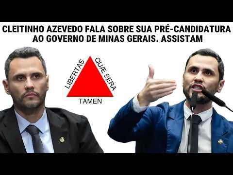 Cleitinho Azevedo talks about his pre-candidacy for governor of Minas Gerais. Watch.