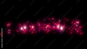 red particle spark effect loop animation