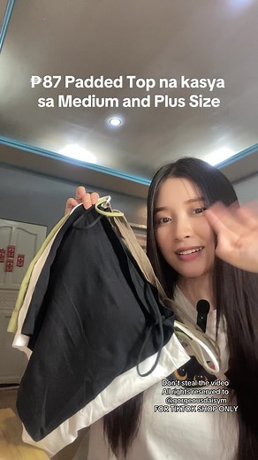 ₱87 Padded Top na kasya sa Medium and Plus Size