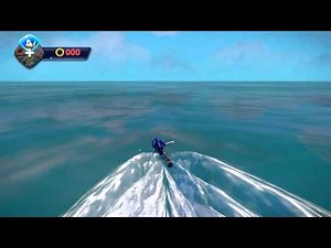 Sonic Boom: Rise of Lyric (Wii U) - Running On Water Out of Bounds In Bygone Island
