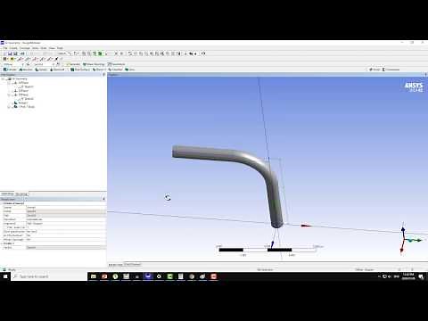 Design Modeler basic tutorial 16 - 90 Deg Bend 1/5