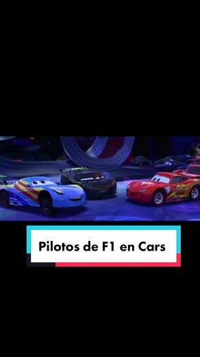Sabías que en Cars 2 aparecen pilotos de F1? pero hay una diferencia importante en entre la versión en Inglés y la Española #cars #carspixar #lewishamilton #fernandoalonso #cars2 #f1
