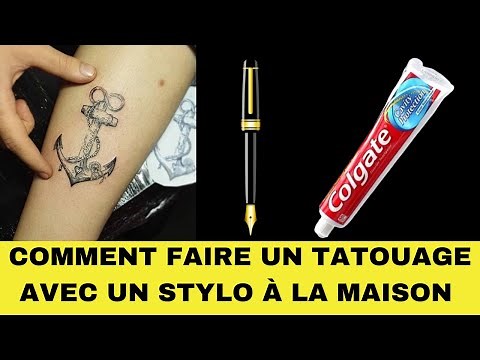 Comment faire un tatouage à la maison avec un stylo