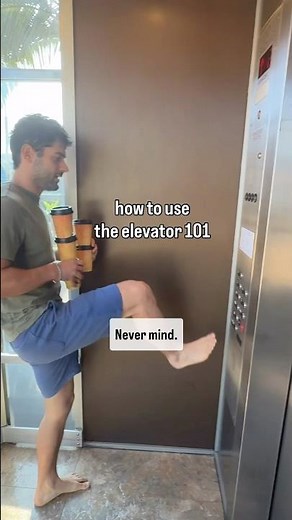 How to use an elevator 101