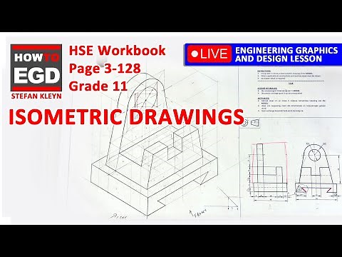 How to draw an Isometric Drawing - HSE | Page 3-12 | Grade 11