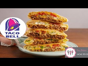 Easy Taco Bell Crunch Wrap Supreme Recipe | CopyCat Recipe