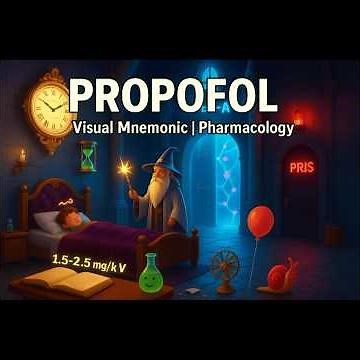 Learn Propofol Fast: Visual Mnemonics & Key Points Explained