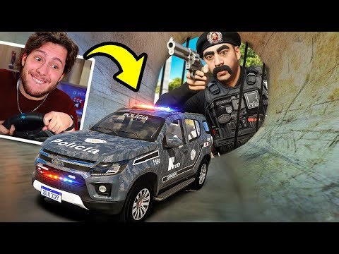 Usei MINI VIATURA para Prender Bandido no GTA 5 RP!