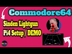 Sinden Lightgun Commodore 64 setup and Demo for Raspberry Pi 4