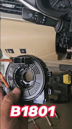 B1801 Toyota Code - Open In Driver Side Squib Circuit || #faultcodewithhamza