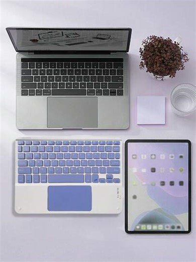 Wireless Keyboard, Rechargeable, Touchpad, Mini Keyboard Compatible With IPad Tablets | SHEIN