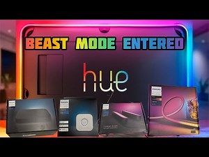 Philips Hue HDMI Sync Box, Gradient Light Strip + Play Light Bars - Unbox + Setup