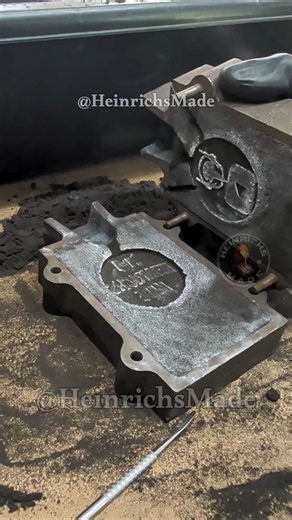 The Art of Sand Casting #satisfying #art #brass