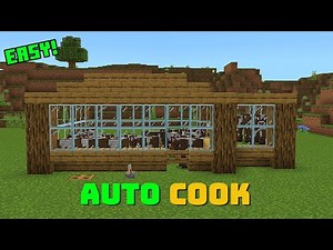 Easy Cow farm in Minecraft (Auto cook) |Build tutorials