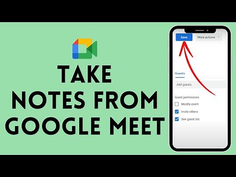 How to Take Notes From Google Meet (2024) | Google tutorial
