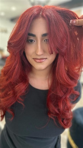 CHICAGO COLOR & CURL SPECIALIST on Instagram: "Turned my client into the real life Jessica Rabbit 🐇💋 We were both shocked and obsessed by this beautiful transformation! I kinda have a thing for turning my clients into a completely different person when they’re in my chair 😏 Prepped with @k18hair Lightened with @redkenpro Blonde IQ lightener @pravana 7RR & 7RBV for this gorgeous red Let’s get you in my chair for your next transformation 😉 booking for December and January. New color clients mu