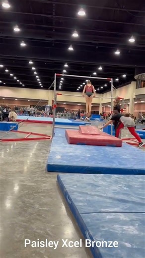 Paisley Xcel Bronze on bars at our travel meet to Tennessee #gymnastics #bronze #bars #dream #gym