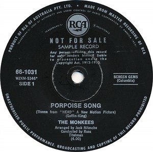 The Monkees - Porpoise Song / As We Go Along