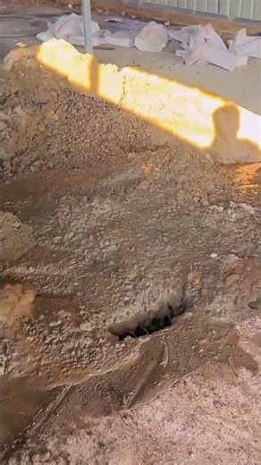 Simple Smart Idea Concrete Floor Casting Process Easily Using Simple Tools #Shorts