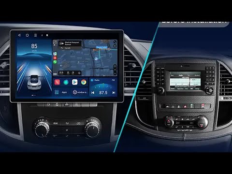 Mercedes Vito W447 2018 installation autoradio Android Radio 2K 13.1 8Core 6Gb Ram 2015-2021 Junsun
