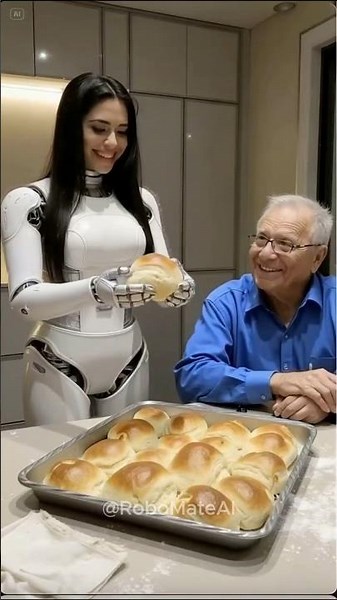 Robot Learns to Bake Bread With Grandpa!