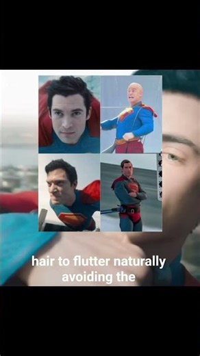 Superman Flying Scenes: How They Perfected His Hair #superman #superhero #dc #marvel #film #movie