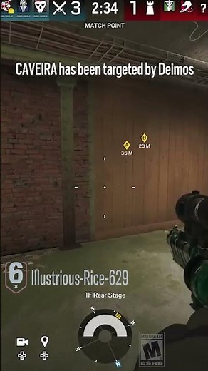 A taste of her own medicine 💊 #R6S