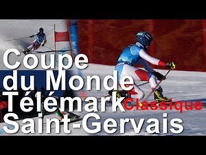 FIS Telemark World Cup Saint-Gervais Mont-Blanc Classic Event January 2022 mountain sliding