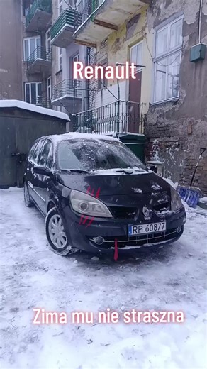 #zimazaskoczyładrogowców #renault #renia #scenic #świeta🎁🎄