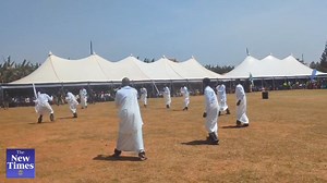 WATCH: National Ballet Urukerereza performs 'Hinga Amasaka' – which means 'grow sorghum' in Kinyarwanda – dance, celebrating one of Rwanda's oldest crops. Sorghum holds a significant place in #Umuganura2024 festivities. | The New Times Publications